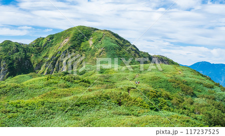 夏の雨飾山登山（笹平と雨飾山山頂） 117237525