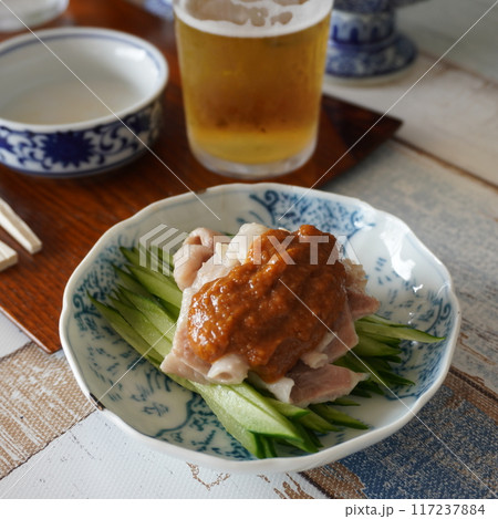 「豆皿つまみ（バンバンジー）」 117237884