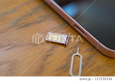 スマホのsim交換 スマホのsim交換 117238148
