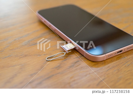 スマホのsim交換 117238158