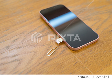 スマホのsim交換 117238161