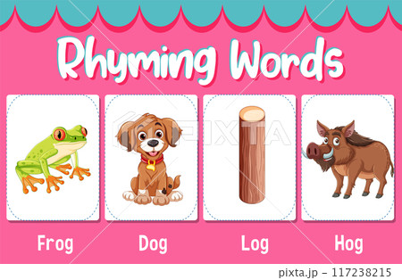 Rhyming Words for Kids 117238215