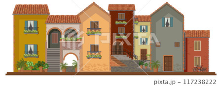 Charming Mediterranean Village Houses 117238222