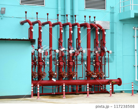 Header pipes valve zone and fire alarm control system at industrial plants Header pipes valve zone and fire alarm control system at industrial plants 117238508