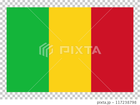国旗　マリ 117238798
