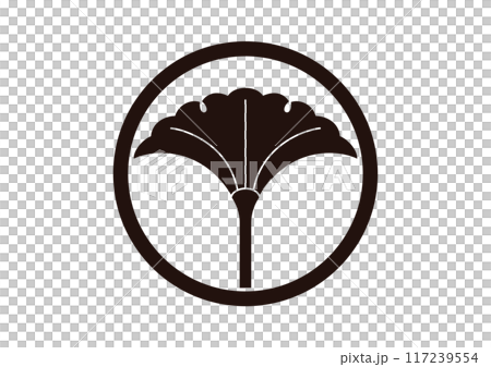 中輪に一つ銀杏 中輪に一つ銀杏 117239554