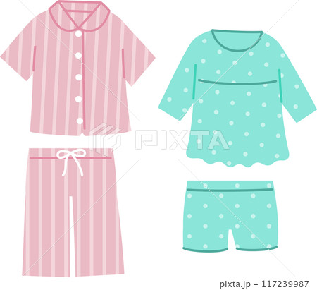 レディースの夏向けのパジャマ 117239987