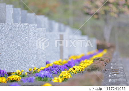 お墓の墓石　墓誌 117241053