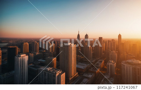 Aero view of the city Aero view of the city 117241067