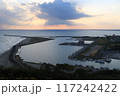 飯岡漁港の夕景01 117242422
