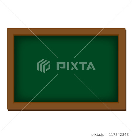 シンプルな黒板 117242848