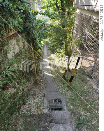 首里の狭い路地裏 首里の狭い路地裏 117243012