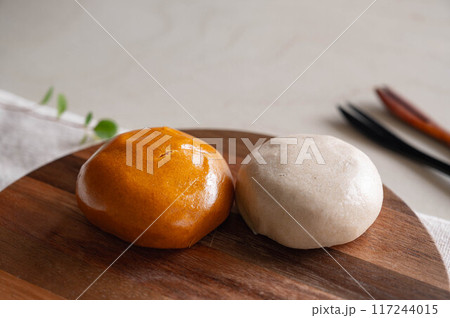 そば饅頭と温泉饅頭 117244015