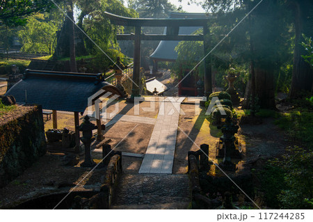 妙義山　妙義神社の風景　群馬県　日本 117244285