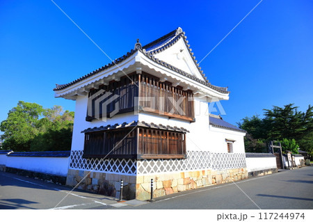 【山口県】晴天の萩城下町(萩博物館) 【山口県】晴天の萩城下町(萩博物館) 117244974