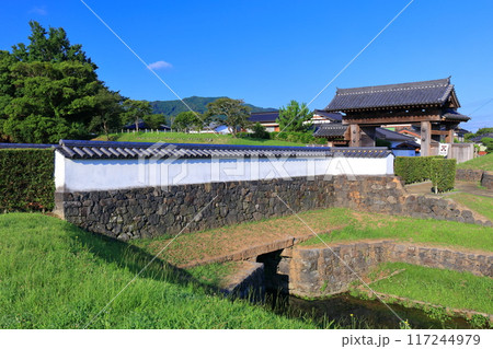 【山口県】晴天の萩城下町（北の総門） 117244979