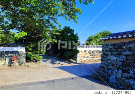 【山口県】晴天の萩城下町(堀内鍵曲) 【山口県】晴天の萩城下町(堀内鍵曲) 117244993