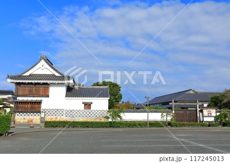 【山口県】晴天の萩城下町(萩博物館) 【山口県】晴天の萩城下町(萩博物館) 117245013