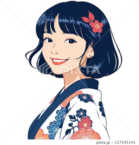 着物女性（65） 117245145