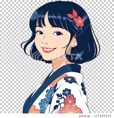 着物女性（65） 117245145
