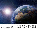 image of the earth seen from space. 3d render. 117245432