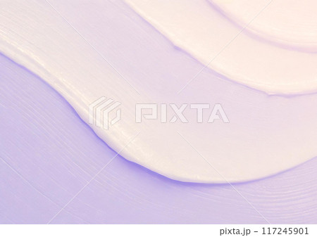紫のクリーム背景テクスチャー 117245901