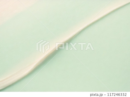緑色のクリーム背景テクスチャー 117246332