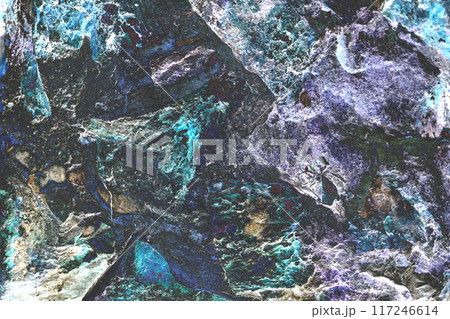 A fragment of masonry, a piece of the wall of an old house, changed colors, pastel colors 117246614