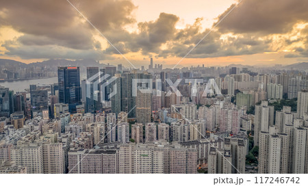 Aug 2 2024 the Kwun Tong District, Kowloon Hong Kong Aug 2 2024 the Kwun Tong District, Kowloon Hong Kong 117246742