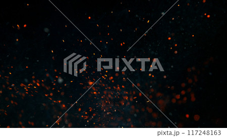 Fire flames isolated on black , abstract background Fire flames isolated on black , abstract background 117248163