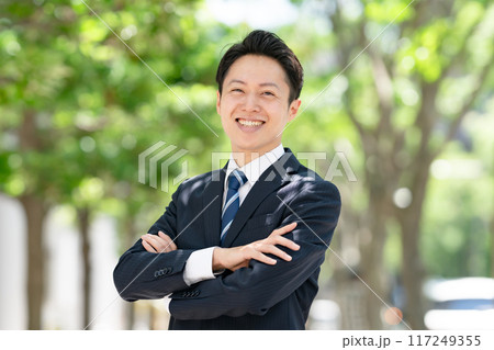 ビジネスマン ミドル男性 ポートレート ビジネスマン ミドル男性 ポートレート 117249355