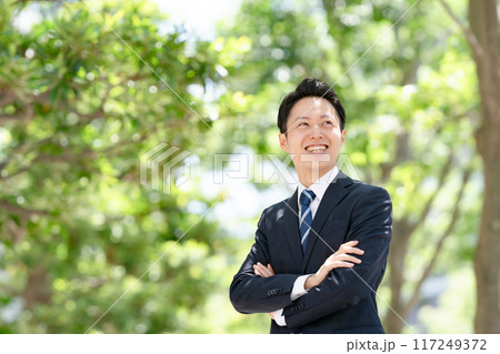ビジネスマン ミドル男性 ポートレート ビジネスマン ミドル男性 ポートレート 117249372