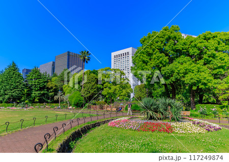 東京　千代田区　春の日比谷公園（第一花壇） 117249874