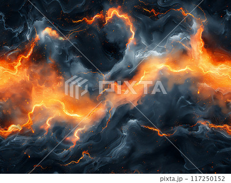Seamless Dynamic Cosmic Abstract Background...のイラスト素材 [117250152] - PIXTA