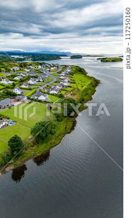 Aerial view of the coastline at Dawros in County Donegal - Ireland 117250160