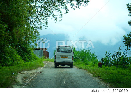 Tourist Vehicle Towards Lungchok east Sikkim 117250650
