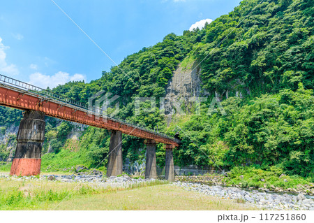 夏の岩戸の景観 大分県豊後大野市 夏の岩戸の景観 大分県豊後大野市 117251860
