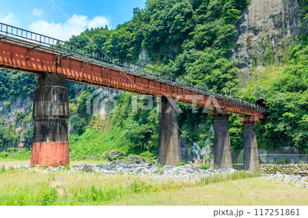 夏の岩戸の景観 大分県豊後大野市 夏の岩戸の景観 大分県豊後大野市 117251861