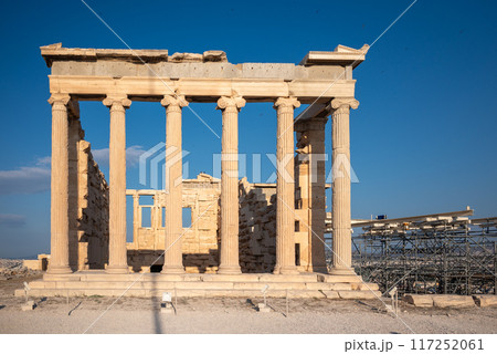 Remains of Parthenon and Acropolis in Athens capital of Greece 117252061