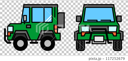 四輪駆動車で悪路や雪道に強い4WDマイカー 117252679