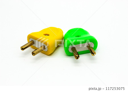 A picture of electric switch isolated on white background 117253075