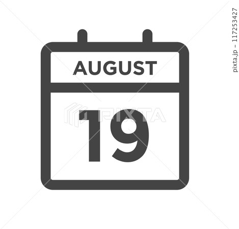 August 19 Calendar Day or Calender Date - Deadlines or Appointment August 19 Calendar Day or Calender Date - Deadlines or Appointment 117253427