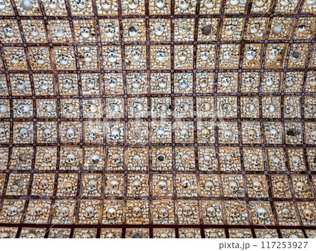Capela Dos Ossos, Bones chapel next to Igreja do Carmo in Faro at Algarve in Portugal 117253927