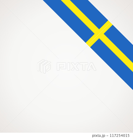 Corner ribbon flag of Verona and Toulon 117254015