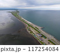 北海道 最後の楽園 野付半島 空撮 北海道 最後の楽園 野付半島 空撮 117254084