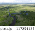北海道 魅惑の釧路湿原 空撮 北海道 魅惑の釧路湿原 空撮 117254125