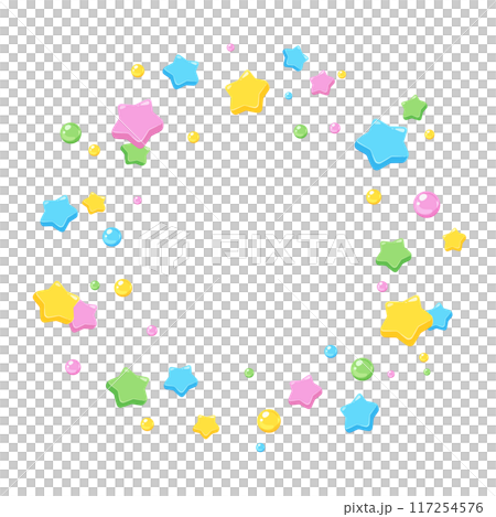 A background of thick, three-dimensional stars scattered A background of thick, three-dimensional stars scattered 117254576