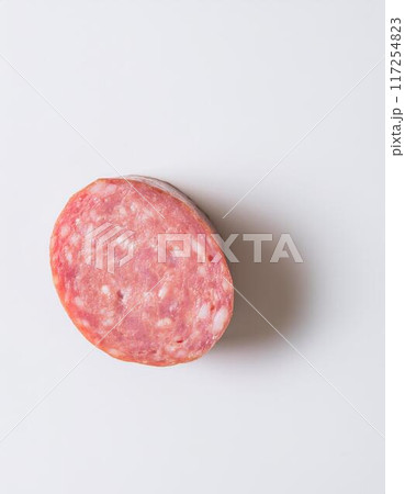 slices of salami slices of salami 117254823