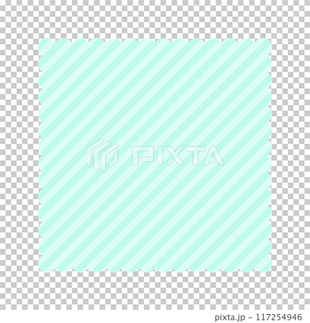 Pastel colored stylish diagonal striped squares - Simple background, frame and decoration design material 117254946
