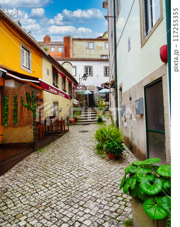 very picturesque streets of lisbon 117255355